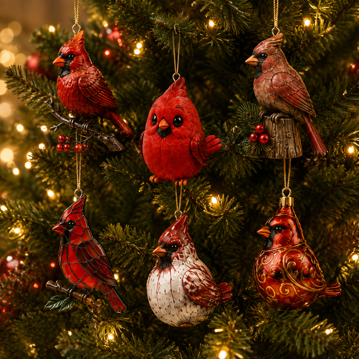 🔥cardinal Christmas 24-Day Countdown Calendar
