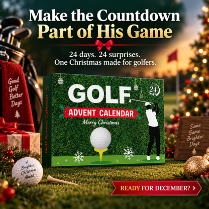 ⏳ Last day to save 50% – 🎄⛳️Golf Advent Calendar — 24 Days of Golf Surprises