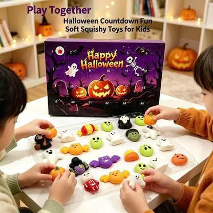 🎄🎃 24 Days of Squishy Surprises! 🎁 Christmas & Halloween Mystery Advent Calendar | 24 Mini Toys Inside