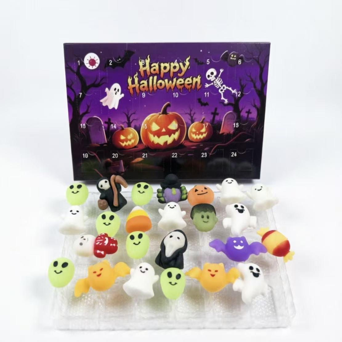 🎄🎃 24 Days of Squishy Surprises! 🎁 Christmas & Halloween Mystery Advent Calendar | 24 Mini Toys Inside