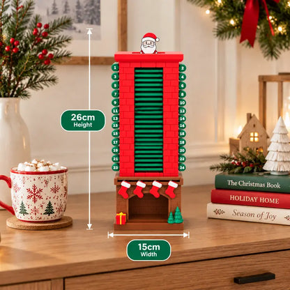 ⏳ Last day to save 50% – 🎄Santa Chimney Advent Calendar 24 Day Christmas Countdown Toy🎄