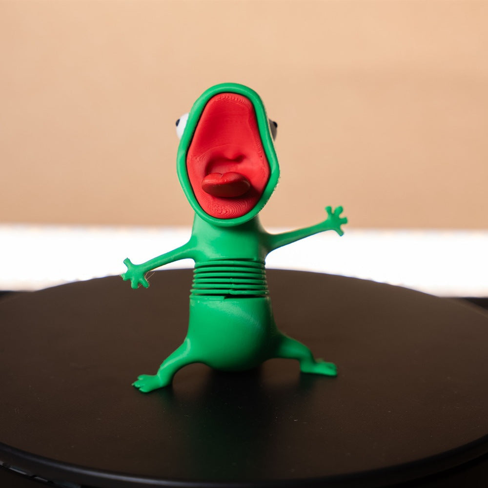 🦎 Funny Lizard Motorcycle Buddy – Cute Handlebar Decoration, Fun Riding Companion & Unique Biker Gift 🏍️🔥