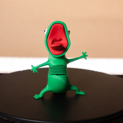 🦎 Funny Lizard Motorcycle Buddy – Cute Handlebar Decoration, Fun Riding Companion & Unique Biker Gift 🏍️🔥
