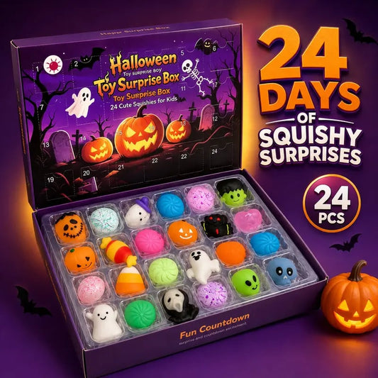 🔥Last Day 50% OFF - 🎃24-Piece Halloween Squishy Surprise Box