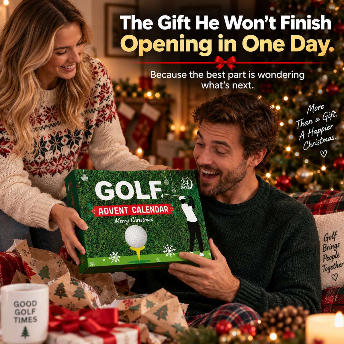 ⏳ Last day to save 50% – 🎄⛳️Golf Advent Calendar — 24 Days of Golf Surprises