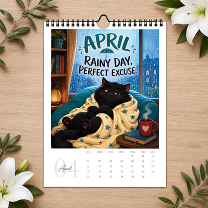 ⏳ Last day to save 50%🐱📅 2027 Funny Cat Calendar – Cute & Quirky Monthly Wall Calendar 🐾