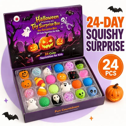 🔥Last Day 50% OFF - 🎃24-Piece Halloween Squishy Surprise Box