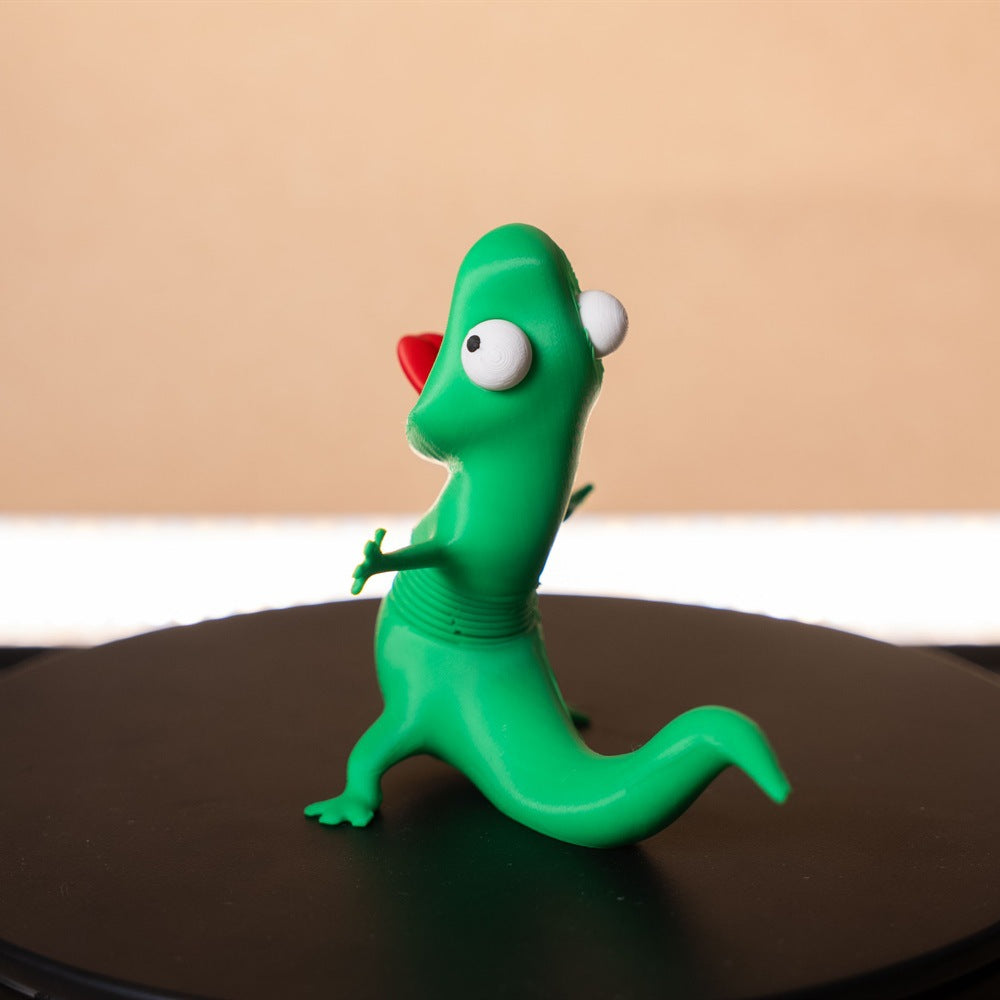 🦎 Funny Lizard Motorcycle Buddy – Cute Handlebar Decoration, Fun Riding Companion & Unique Biker Gift 🏍️🔥