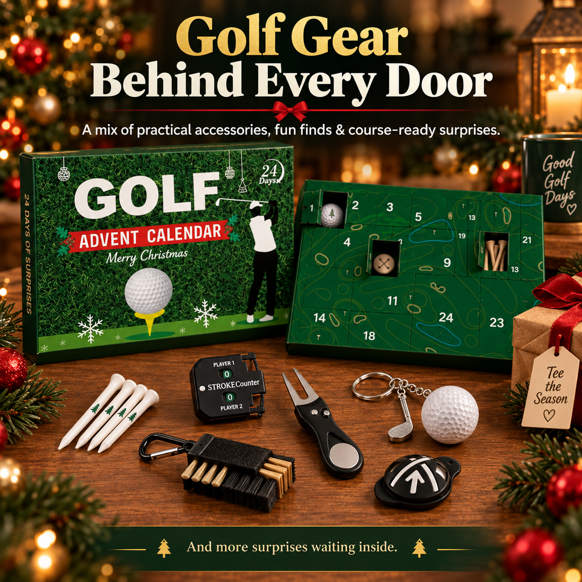 ⏳ Last day to save 50% – 🎄⛳️Golf Advent Calendar — 24 Days of Golf Surprises