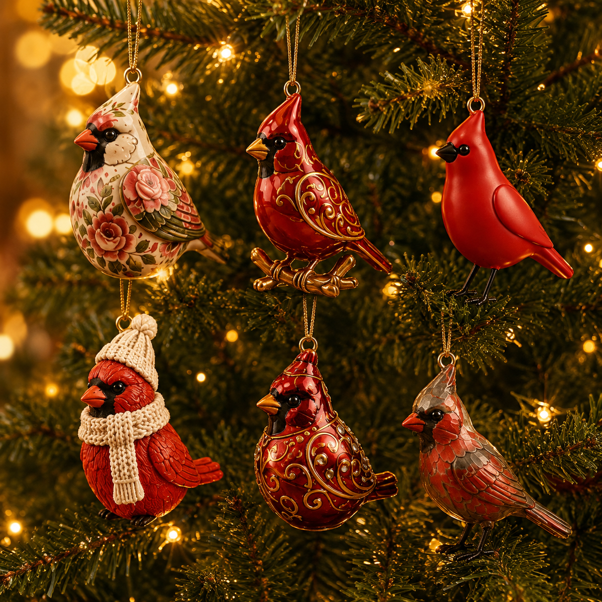 🔥cardinal Christmas 24-Day Countdown Calendar