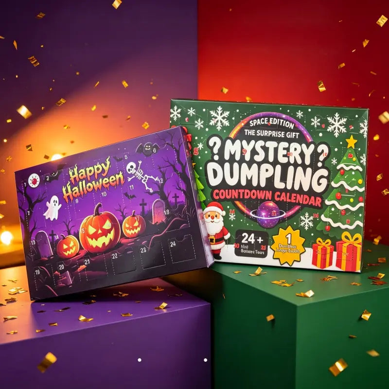 🎄🎃 24 Days of Squishy Surprises! 🎁 Christmas & Halloween Mystery Advent Calendar | 24 Mini Toys Inside