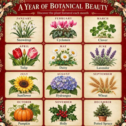 🎄2027 Christmas Plantable Seed Calendar – 12 Months of Growing Joy🌱