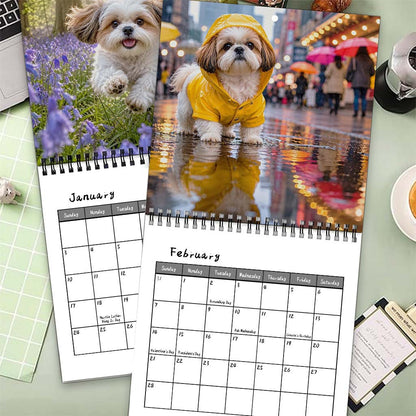 ⏳ Last day to save 50%🐾2027 Fun Shih Tzu Wall Calendar🐶✨