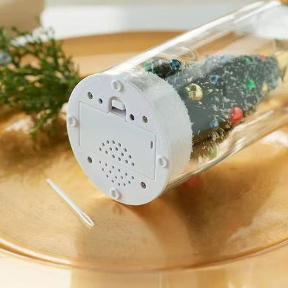 🎄 Recordable Christmas Tree Message in a Bottle – Personalized Christmas Gift 🎁