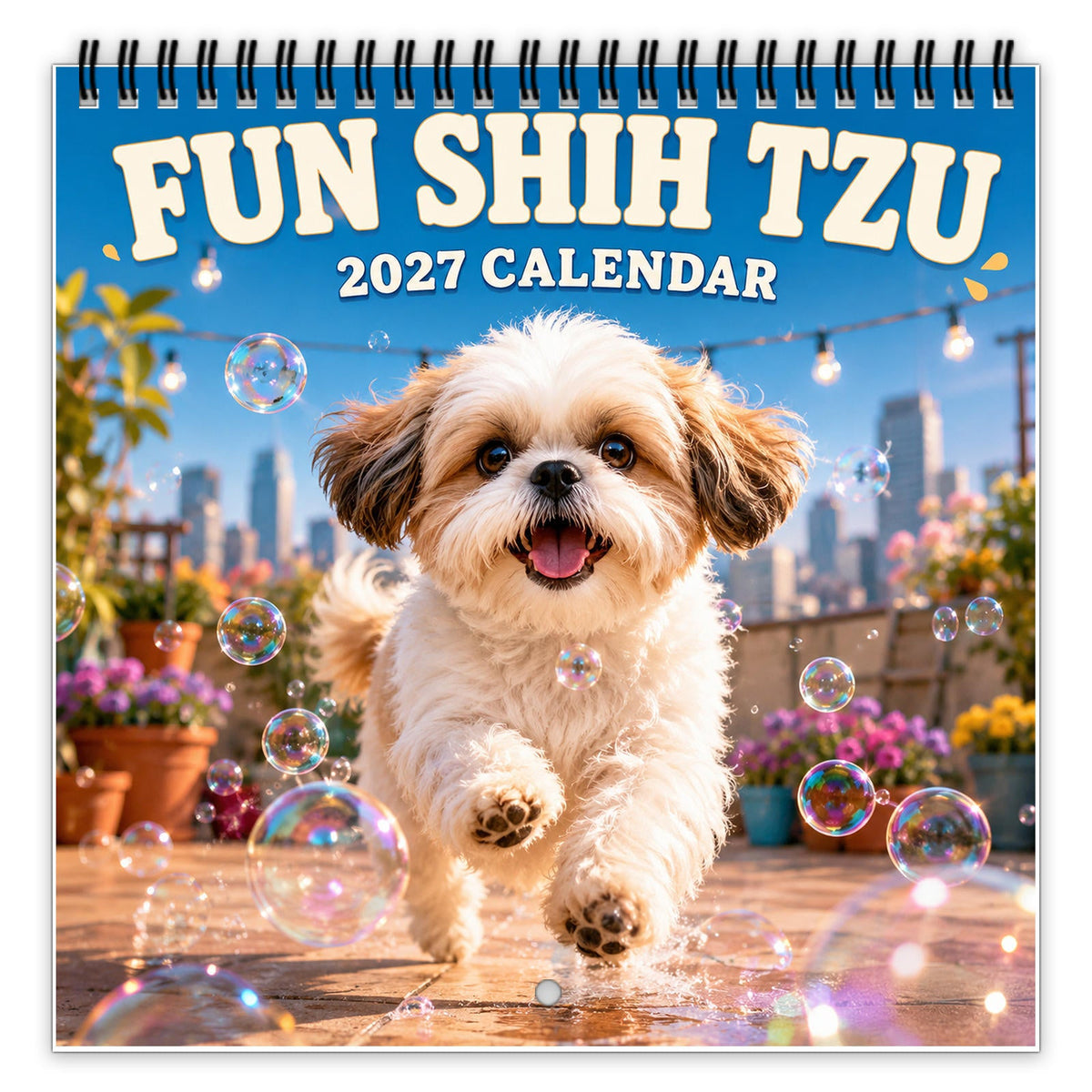 ⏳ Last day to save 50%🐾2027 Fun Shih Tzu Wall Calendar🐶✨