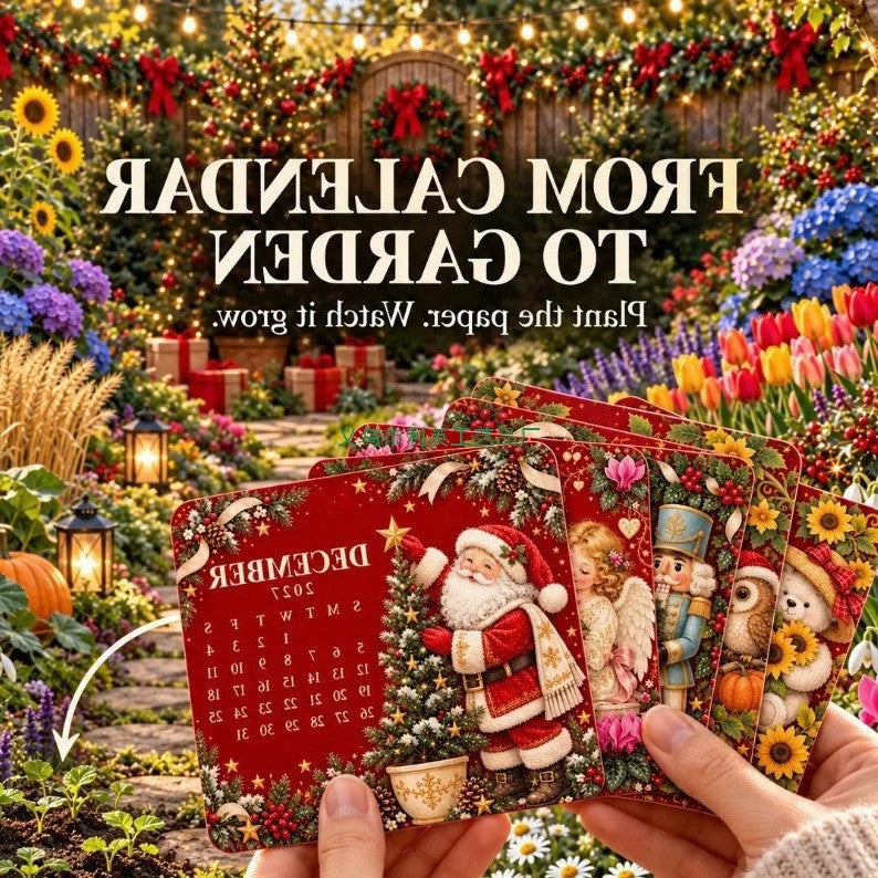 🎄2027 Christmas Plantable Seed Calendar – 12 Months of Growing Joy🌱