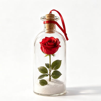 🎄 Recordable Christmas Tree Message in a Bottle – Personalized Christmas Gift 🎁