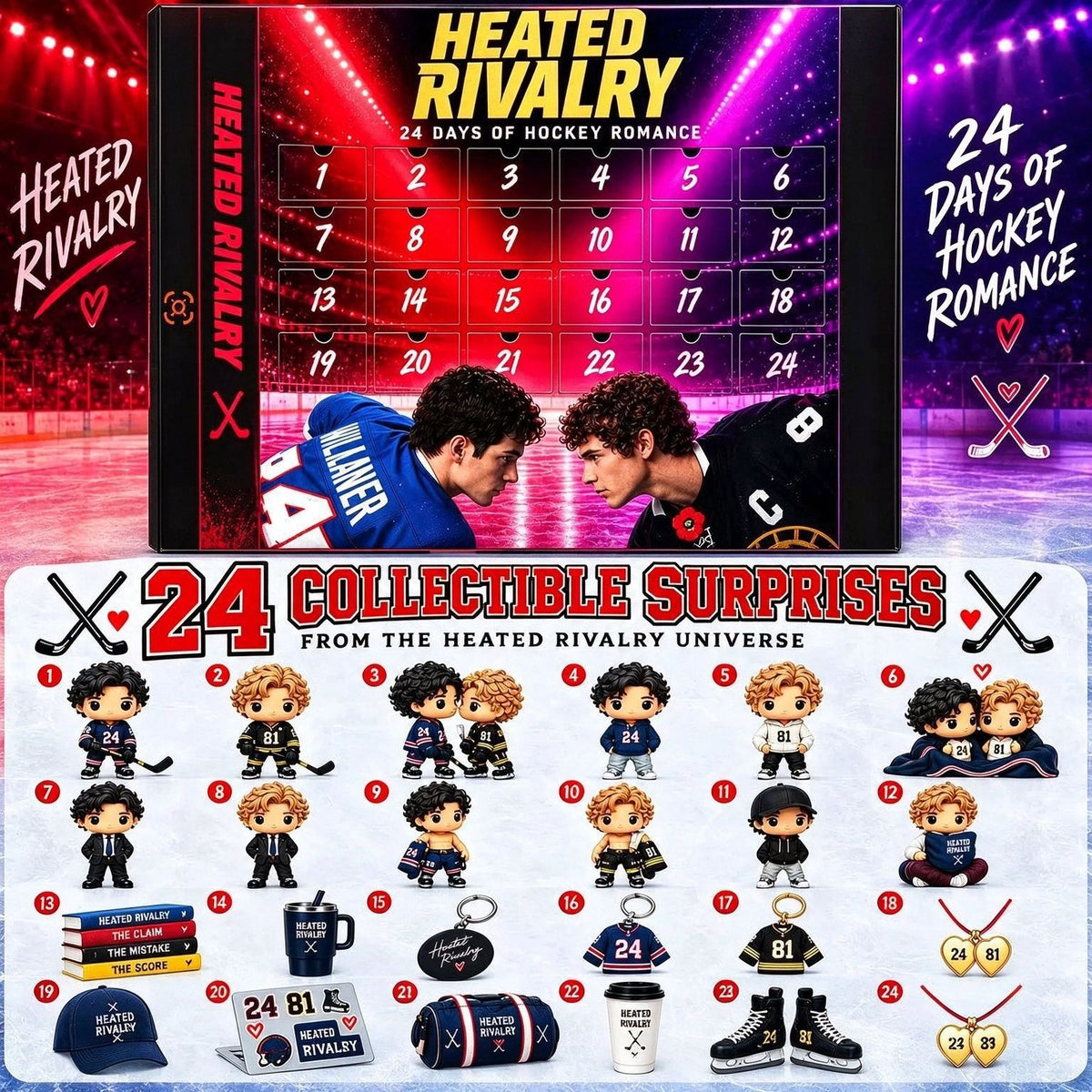 【🎁Last Day 50% OFF】🎉NEW Heated Rivalry Advent Calendar