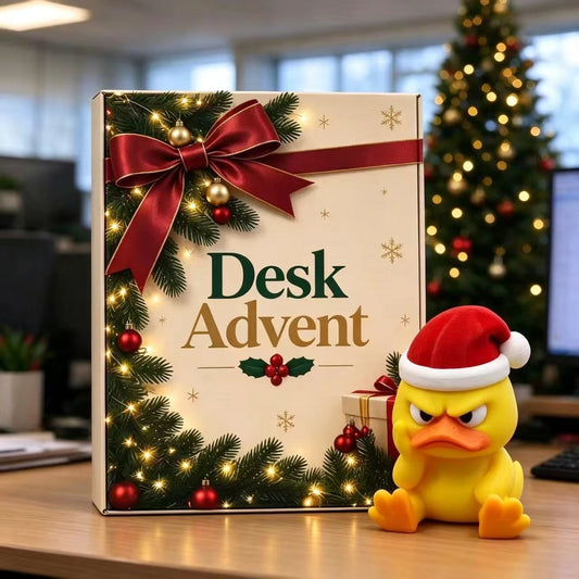 🎄🐤 2026 Grumpy Desk Duck Advent Calendar – Funny Christmas Countdown Gift 🎁