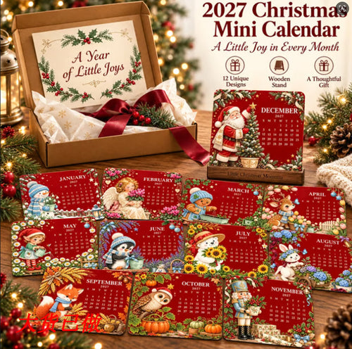🎄2027 Christmas Plantable Seed Calendar – 12 Months of Growing Joy🌱