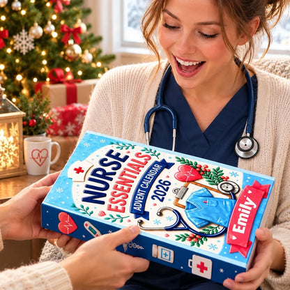 🎄🩺 2026 Nurse Advent Calendar – Christmas Countdown & Nurse Appreciation Gift ❤️🎁