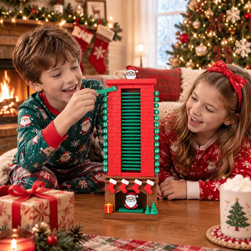 ⏳ Last day to save 50% – 🎄Santa Chimney Advent Calendar 24 Day Christmas Countdown Toy🎄