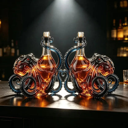 ⏳ Last day to save 50%🎁 The  Rum Edition 3D Octopus Bottle 🐙🥃