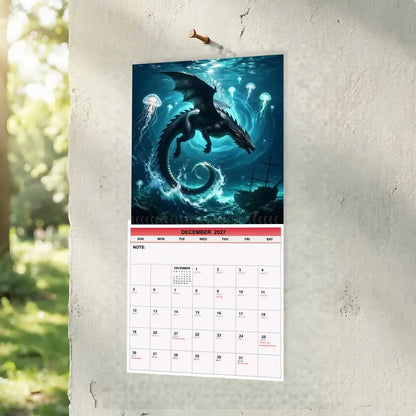 ⏳ Last day to save 50%🐲 2027 Dragon Calendar – Epic Fantasy Dragons Collection🔥🎁