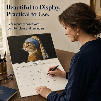 💥 Last Day 50% OFF🐱2027 Funny Cat Meme Calendar