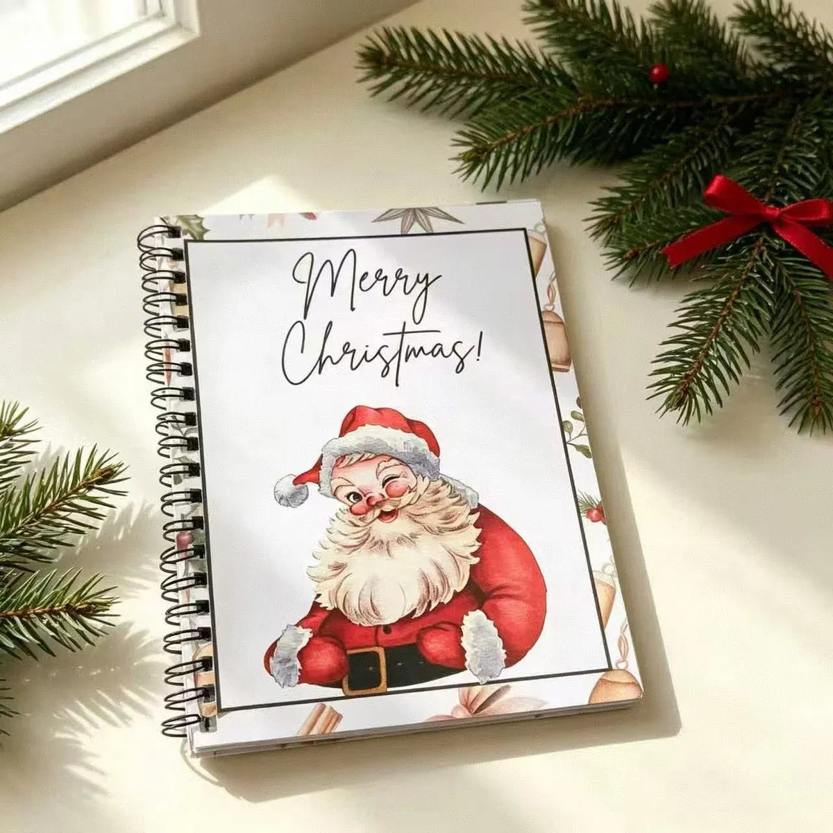 🎄🎁 Christmas Gift Card Book – 12 Themed Pages, Spiral-Bound Holiday Keepsake 🎅✨