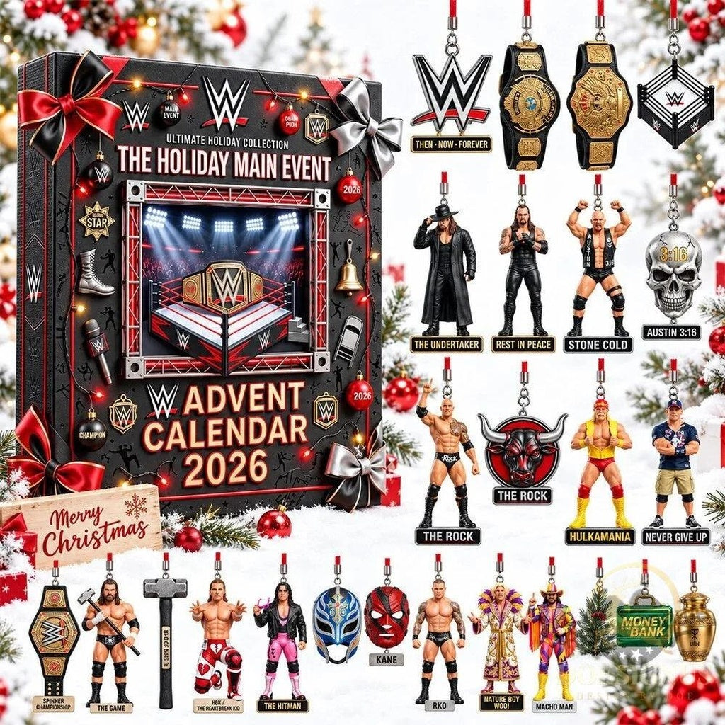 ⏳ Last day to save 50%HOT 24 Days of WWE XMAS Holiday Advent Calendar 2026