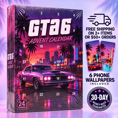 Neon City Advent Calendar 2026 – 24 Mystery Surprises for Gamers 🌴🎮🎁