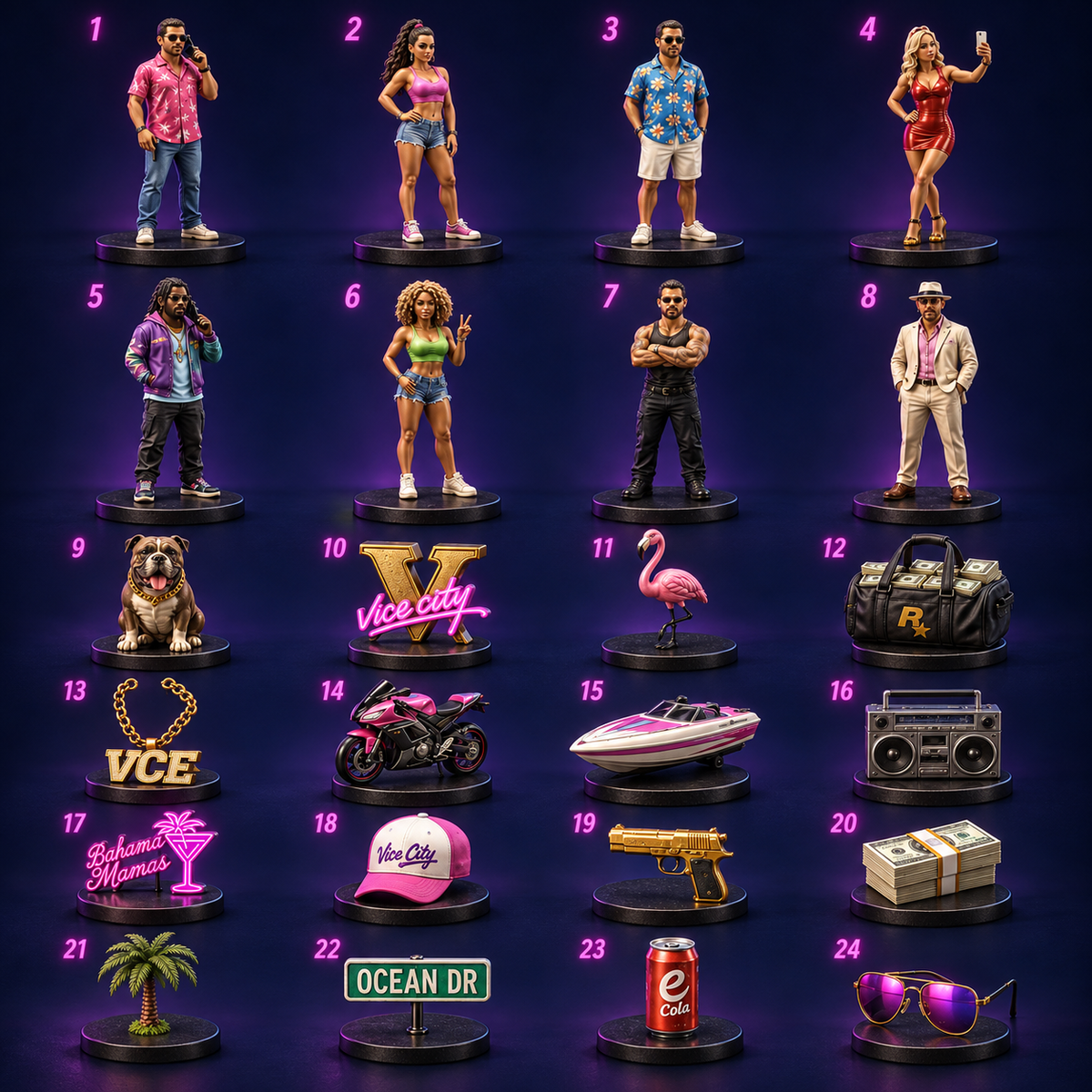 Neon City Advent Calendar 2026 – 24 Mystery Surprises for Gamers 🌴🎮🎁